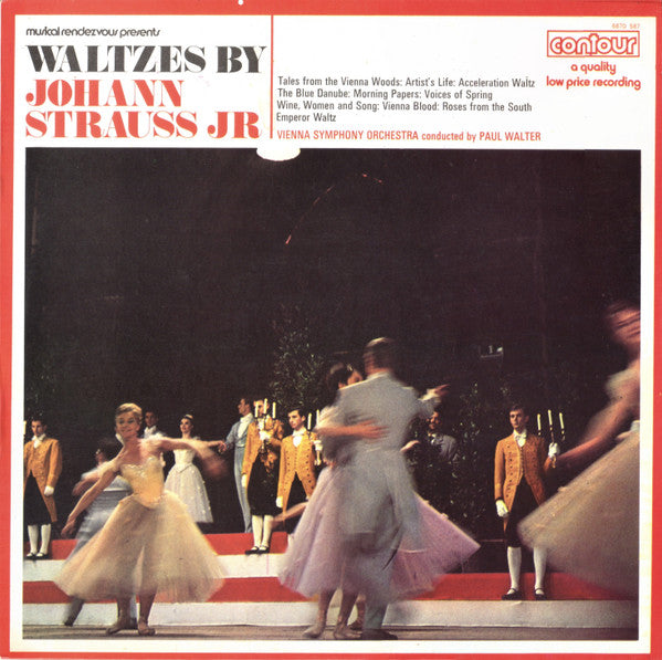 Johann Strauss Jr. - Wiener Symphoniker Conducted By Paul Walter : Waltzes By Johann Strauss Jr (LP)