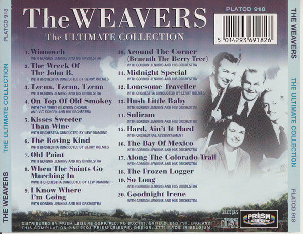 The Weavers : The Ultimate Collection (CD, Comp)