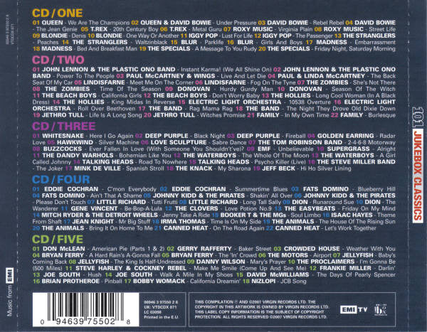 Various : 101 Jukebox Classics (5xCD, Comp)
