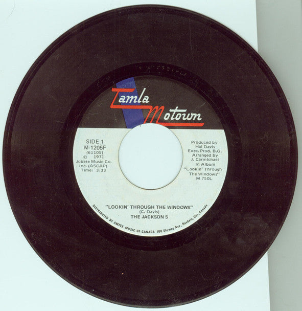 The Jackson 5 : Lookin' Through The Windows (7", Single)