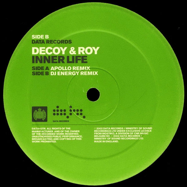 Decoy & Roy : Inner Life (12")
