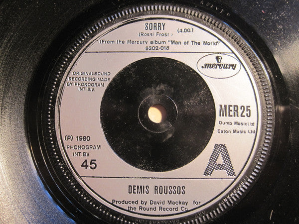Demis Roussos : Sorry (7", Single)
