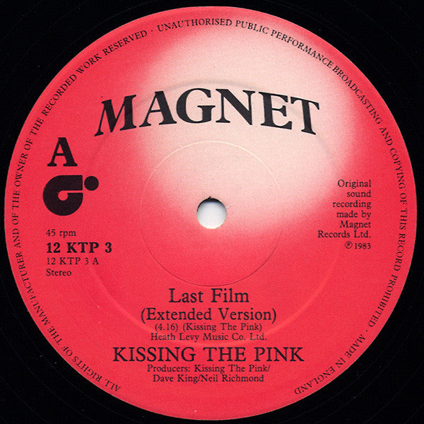 Kissing The Pink : The Last Film (Extended Version) (12", Single)