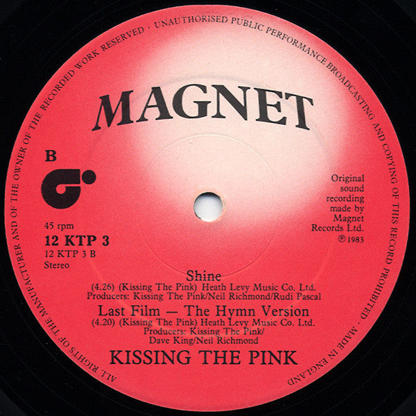 Kissing The Pink : The Last Film (Extended Version) (12", Single)