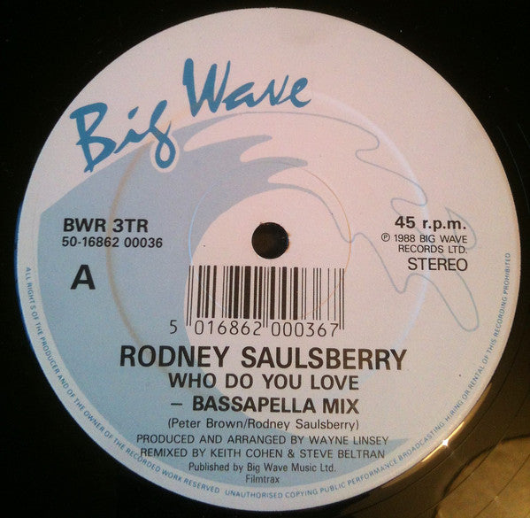 Rodney Saulsberry : Who Do You Love (12", Single)