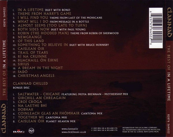 Clannad : The Best Of Clannad - In A Lifetime (2xCD, Comp, Ltd)