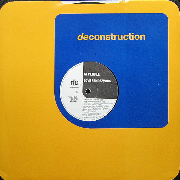 M People : Love Rendezvous (12", Promo)