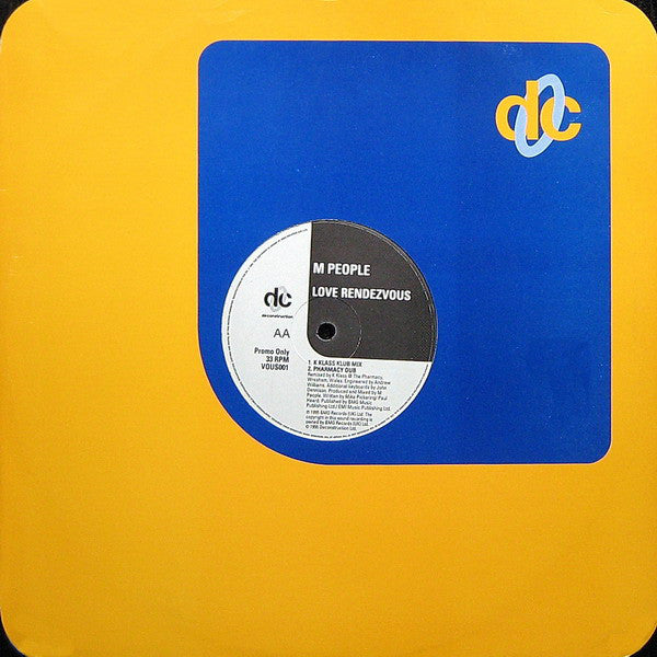 M People : Love Rendezvous (12", Promo)