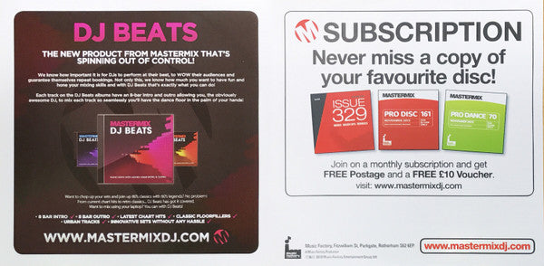Various : Mastermix Pro Disc 161 (November 2013) (CD, Comp, Promo)
