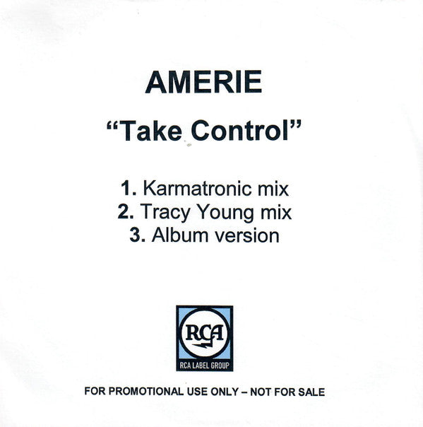 Amerie : Take Control (CDr, Single, Promo)