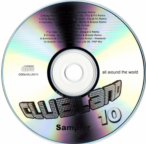 Various : Clubland 10 Sampler (CDr, Comp, Mixed, Promo)
