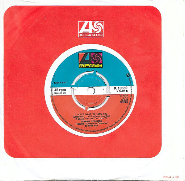 Spinners : Games People Play (7", Single, 4-p)