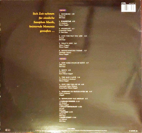 Brian Smith : Moonlight Sax (LP, Album)