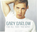 Gary Barlow : For All That You Want (CD, Single, CD1)