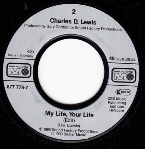 Charles D. Lewis : Soca Dance (7", Single)