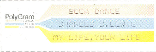 Charles D. Lewis : Soca Dance (7", Single)