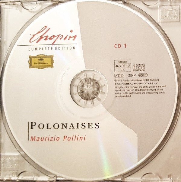 Frédéric Chopin, Maurizio Pollini, Martha Argerich, Anatol Ugorski : Chopin Complete Edition: Polonaises • Andante Spianato • Minor Works (2xCD, Comp, RE, RM)