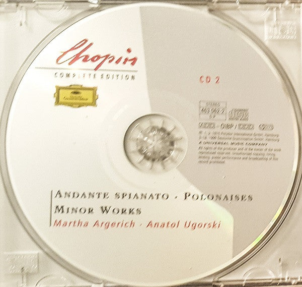 Frédéric Chopin, Maurizio Pollini, Martha Argerich, Anatol Ugorski : Chopin Complete Edition: Polonaises • Andante Spianato • Minor Works (2xCD, Comp, RE, RM)