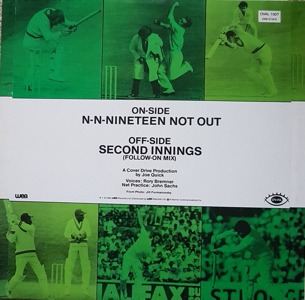 The Commentators : N-N-Nineteen Not Out (12")