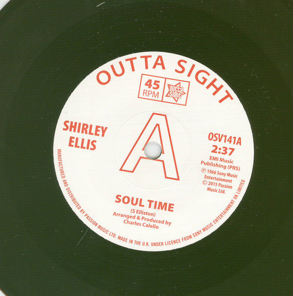 Shirley Ellis / Lynne Randell : Soul Time / Stranger In My Arms (7", Sol)