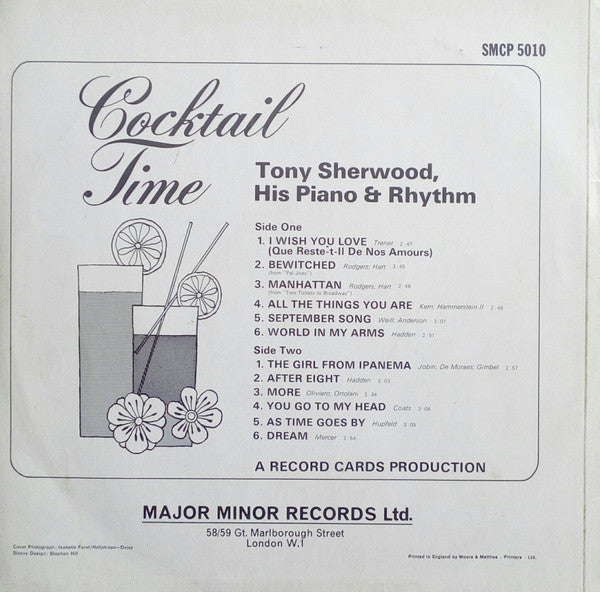 Tony Sherwood : Cocktail Time (LP)
