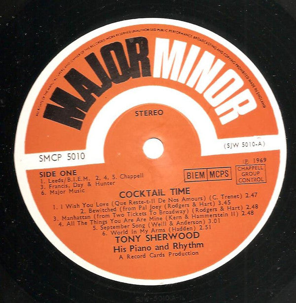 Tony Sherwood : Cocktail Time (LP)