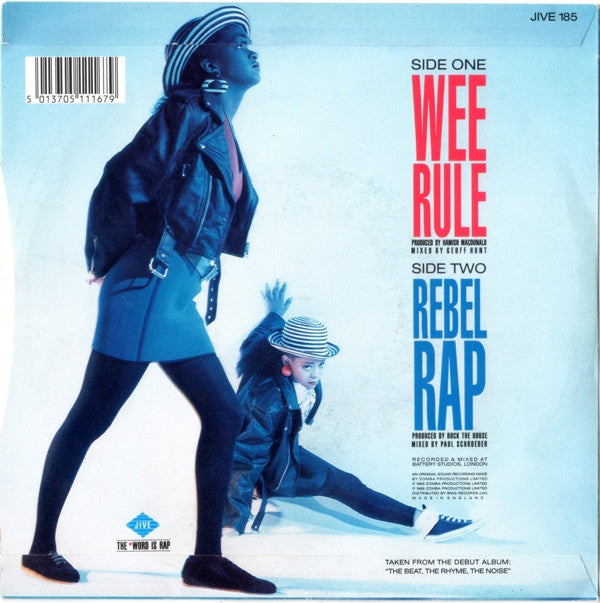 Wee Papa Girl Rappers : Wee Rule (7", Single)