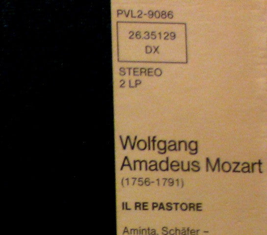 Wolfgang Amadeus Mozart : Il Re Pastore (2xLP, RE + Box)