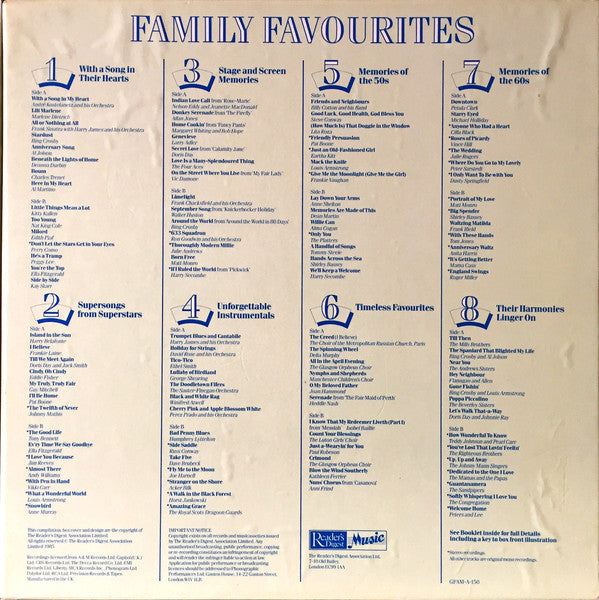 Various : Family Favourites (8xLP, Comp, Box)