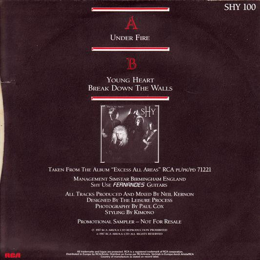 Shy (5) : Shy Sampler (7", Promo, Smplr)