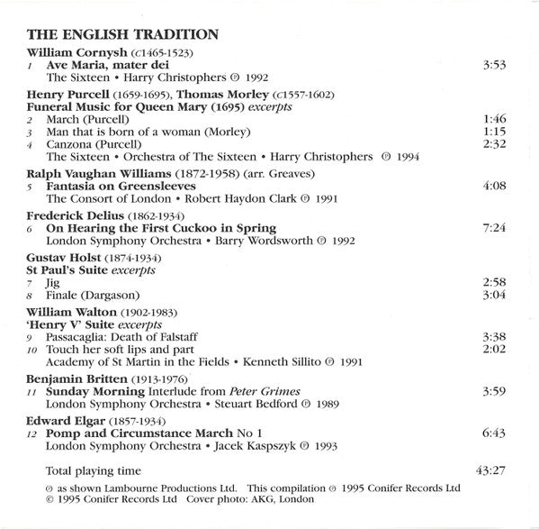 Various : The English Tradition (CD, Comp)