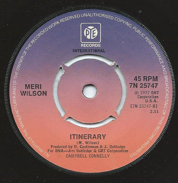 Meri Wilson : Telephone Man (7", Single, Pus)