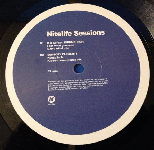 Various : Nitelife Sessions EP (2x12", EP)