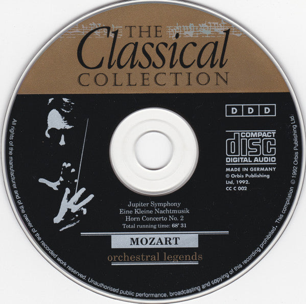 Wolfgang Amadeus Mozart : Orchestral Legends (CD, Comp)