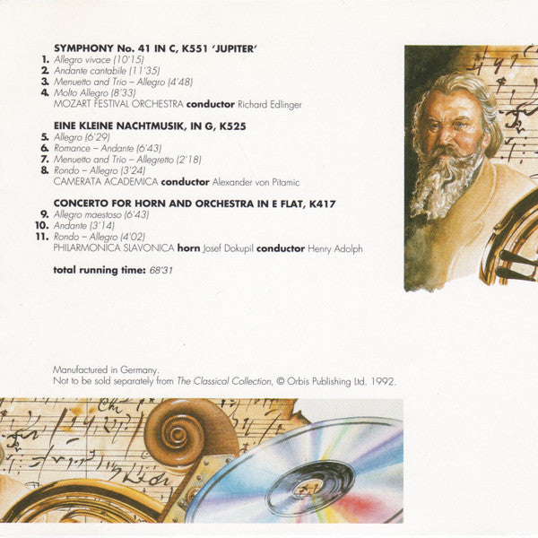 Wolfgang Amadeus Mozart : Orchestral Legends (CD, Comp)