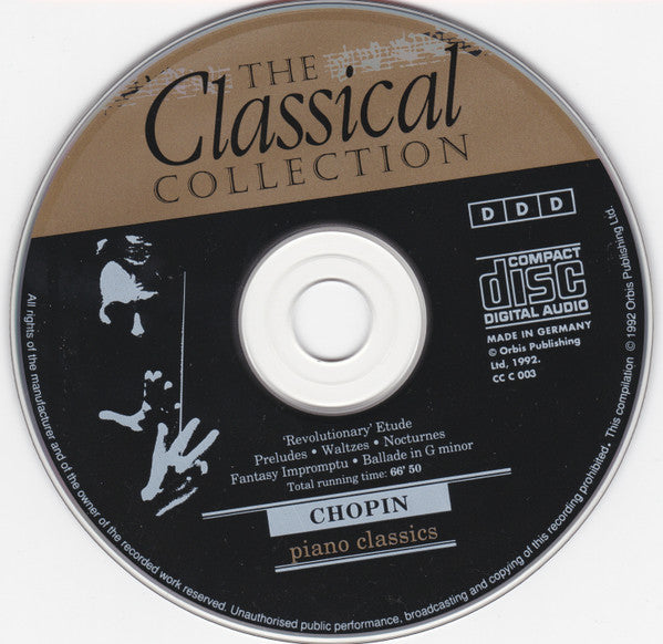 Frédéric Chopin : Piano Classics (CD, Comp)