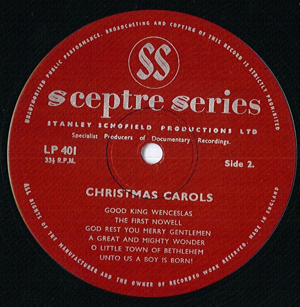 The Cookham Consort : Christmas Carols From An English Village (LP, Album, Sle)