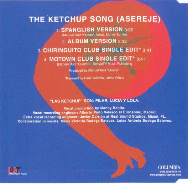 Las Ketchup : The Ketchup Song (Asereje) (CD, Maxi)