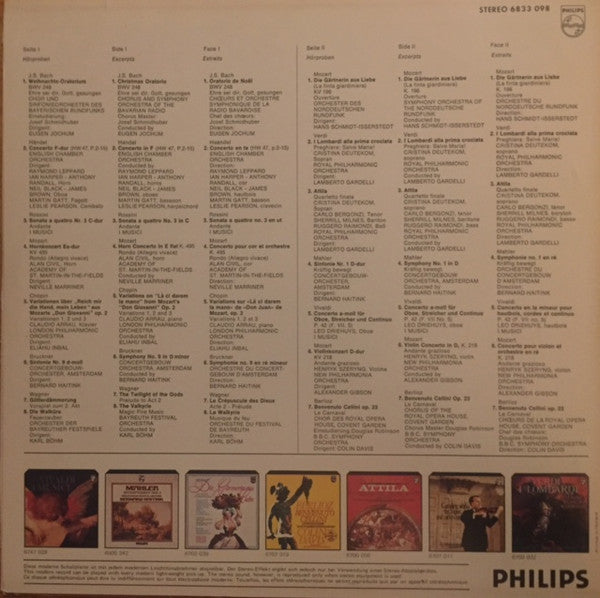 Various : Philips Limited Edition Offer / Highlights From The Philips Classical Catalogue (LP, Comp, Promo)