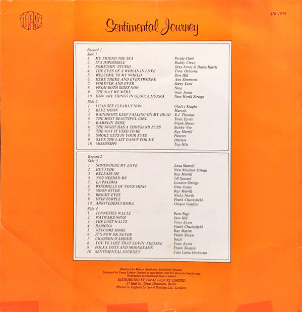Various : Sentimental Journey (2xLP)