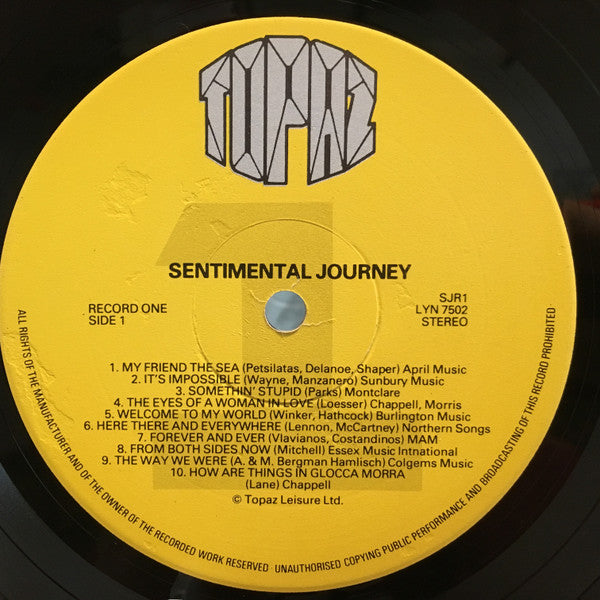 Various : Sentimental Journey (2xLP)
