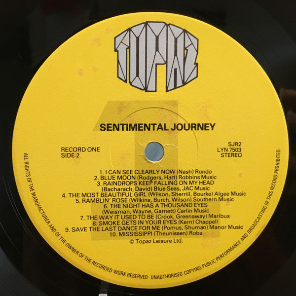 Various : Sentimental Journey (2xLP)