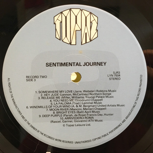 Various : Sentimental Journey (2xLP)
