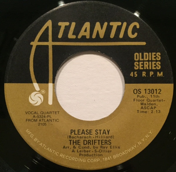 The Drifters : Up On The Roof / Please Stay (7", RE)