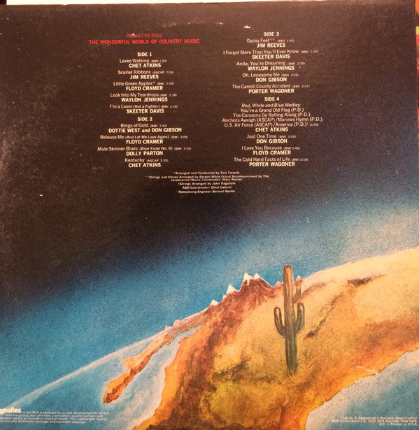Various : The Wonderful World of Country Music (2xLP, Comp)