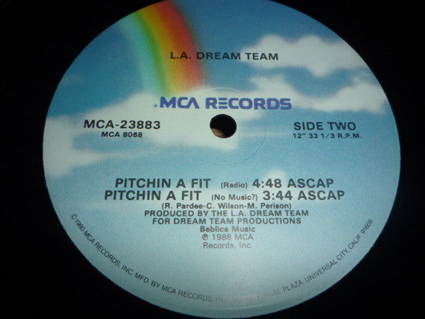 L.A. Dream Team : Pitchin A Fit (12")