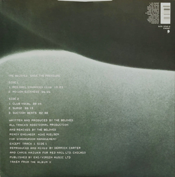 The Beloved : Ease The Pressure (12", Single)