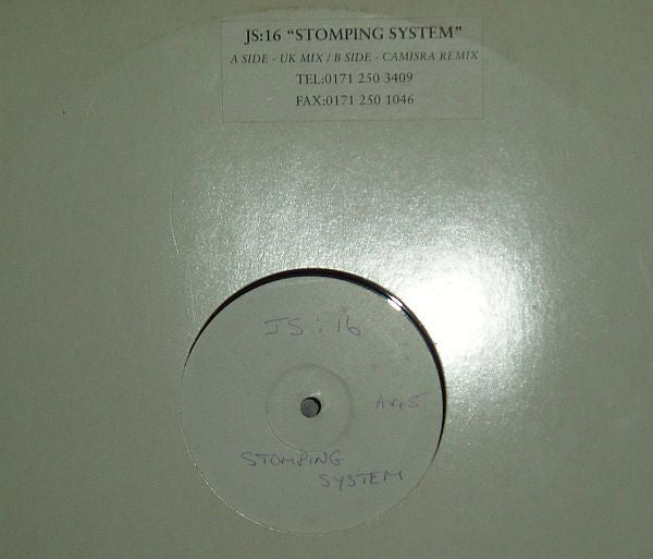 JS16 : Stomping System (12", Promo, W/Lbl)