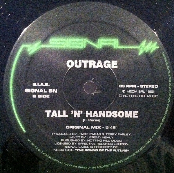 Outrage : Tall 'N' Handsome (12")