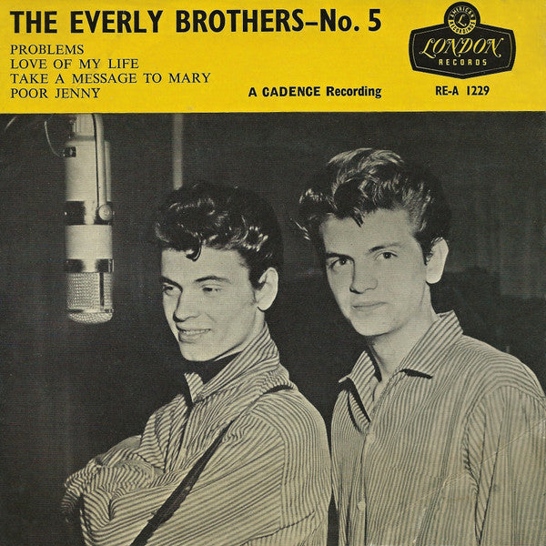 Everly Brothers : The Everly Brothers-No. 5 (7", EP, RP)